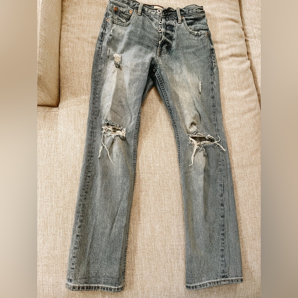 GAP | Straight Ripped Jeans Size 26